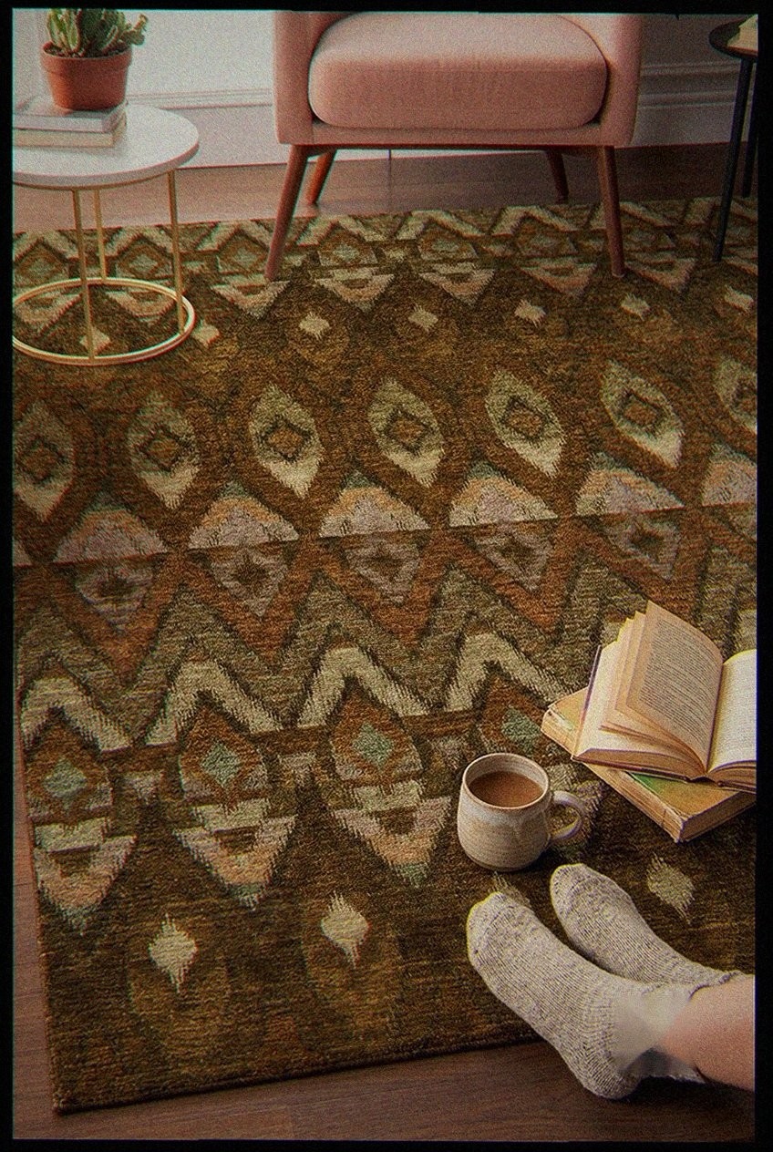 Mastering the Earth Tone Shift: Why This Grounding Washable Rug Anchors the Modern Living Space