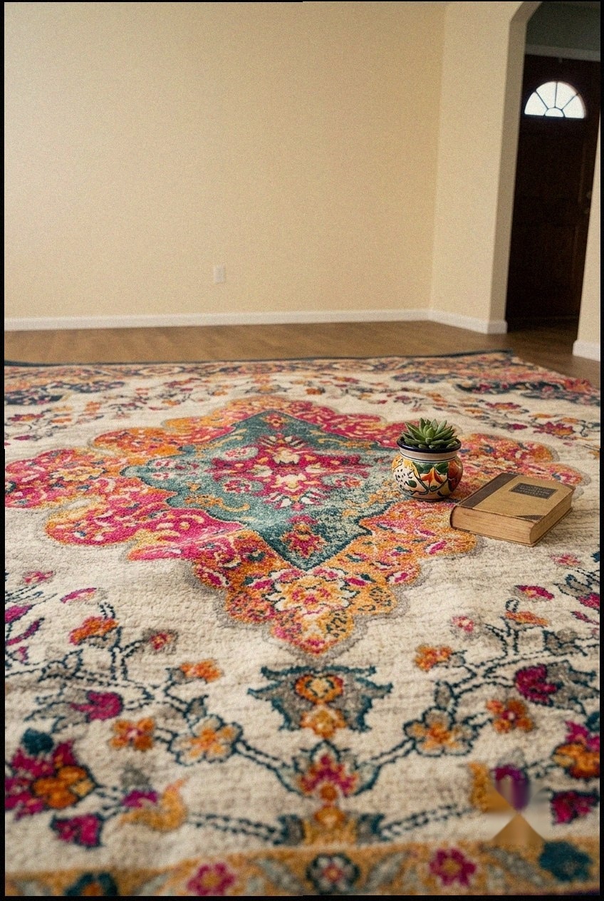 How to Style the Blue Vintage Medallion Boho Rug: Design Tips & Palette Ideas