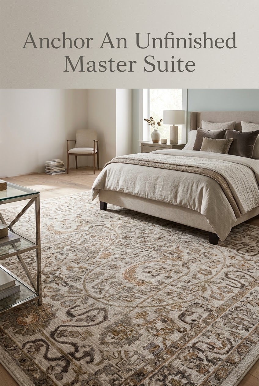The Golden Neutral: How to Style an Ivory and Gold Rug for Timeless Living Room Elegance