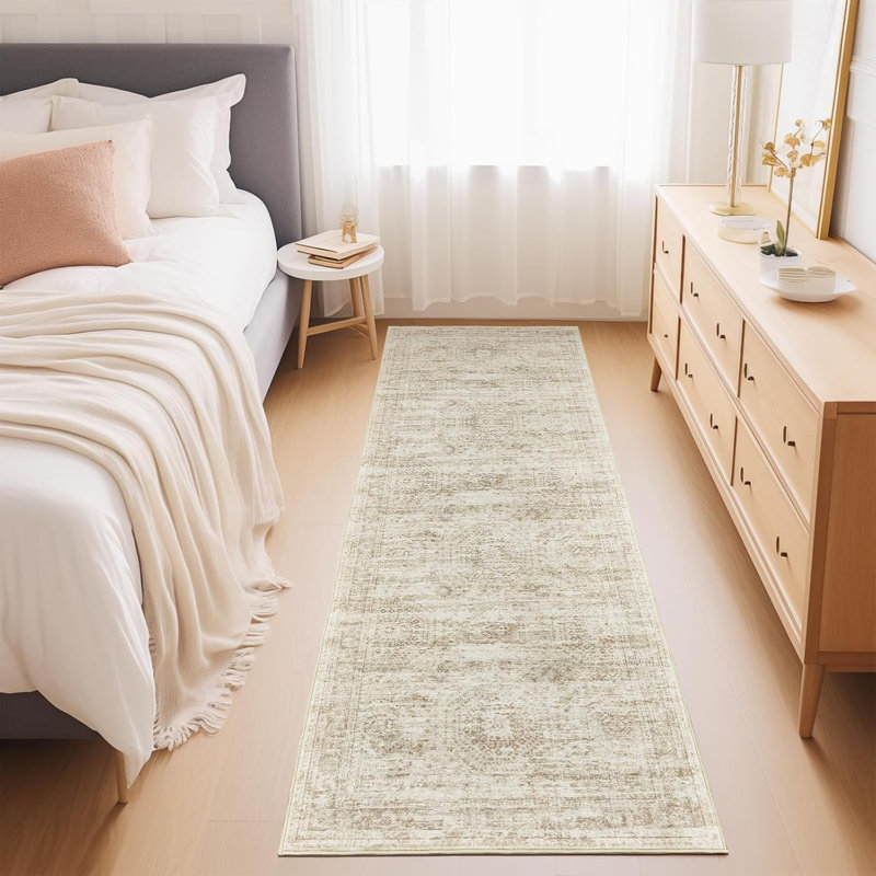 The Art of Grounding: Styling Neutral Vintage Runner Rugs Across Transition Spaces
